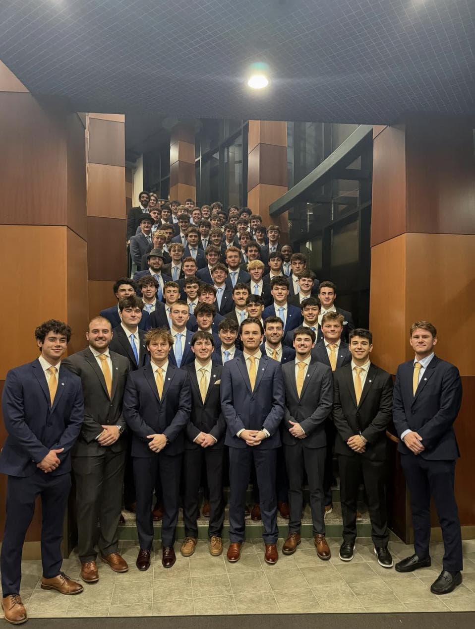 Phi Delta Theta Connecticut Epsilon chapter members in formal attire